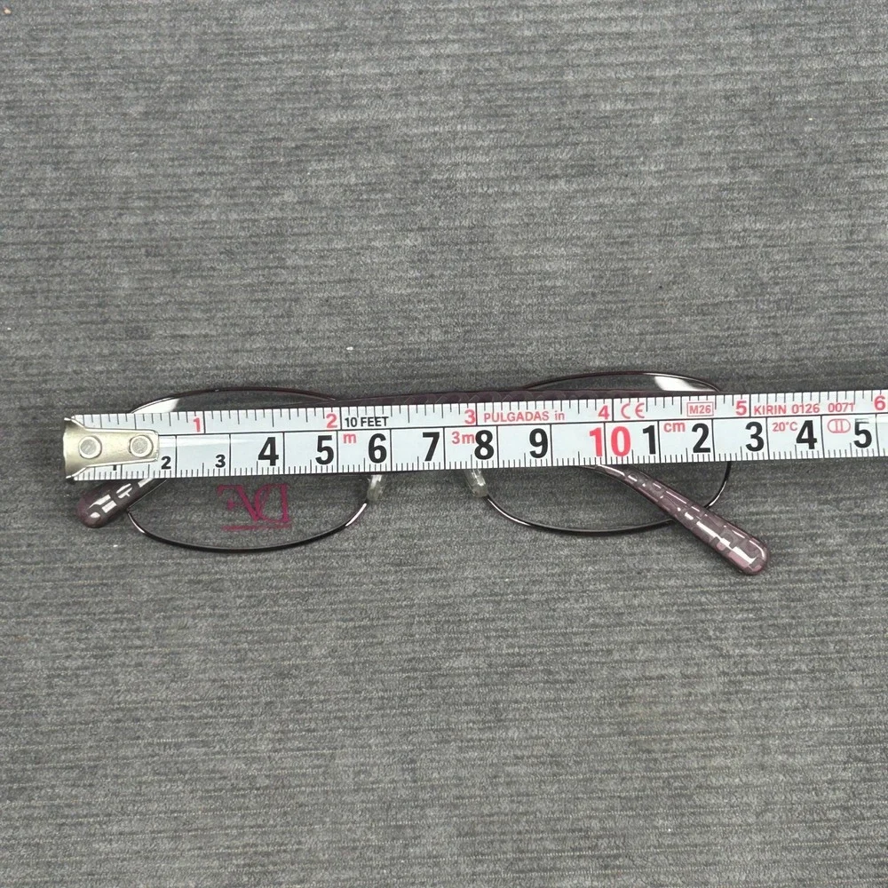 Diane von Furstenberg DVF8040 513 Purple Oval Y2k Eyeglasses Frames 52-16-135